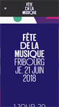 Mobile Screenshot of fete-musique.ch