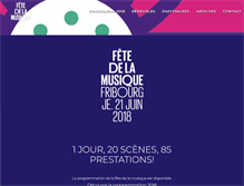 Tablet Screenshot of fete-musique.ch