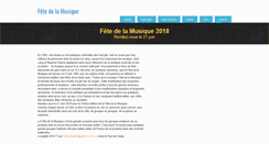 Desktop Screenshot of fete-musique.net