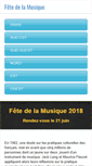 Mobile Screenshot of fete-musique.net